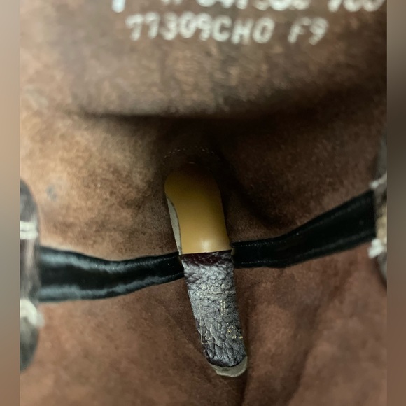 Frye Harness Biker Boots 12R Brown Distressed Leather Size 7 Med Width Moto USA - Picture 13 of 14